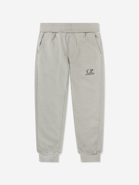 C.P. Company Boys Logo Tracksuit in Grey