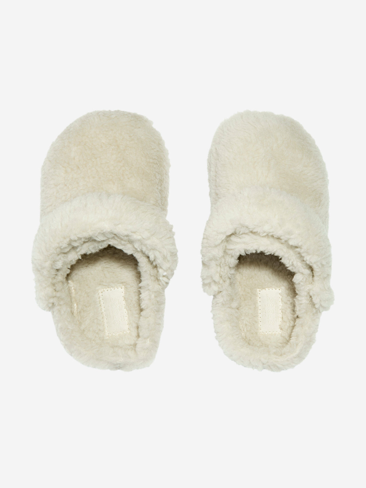 Crocs Kids Classic Cozzzy Slipper in Ivory
