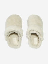 Crocs Kids Classic Cozzzy Slipper in Ivory