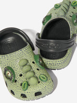 Crocs Boys Classic IAM Scary Dino Clog in Green