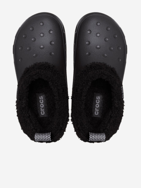 Crocs Kids Classic Lined Shorty Clog in Black