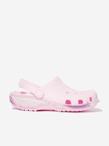 Crocs Girls Classic Star Sparkle Clog in Pink