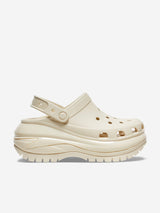 Crocs Kids Mega Crush Clog in Ivory