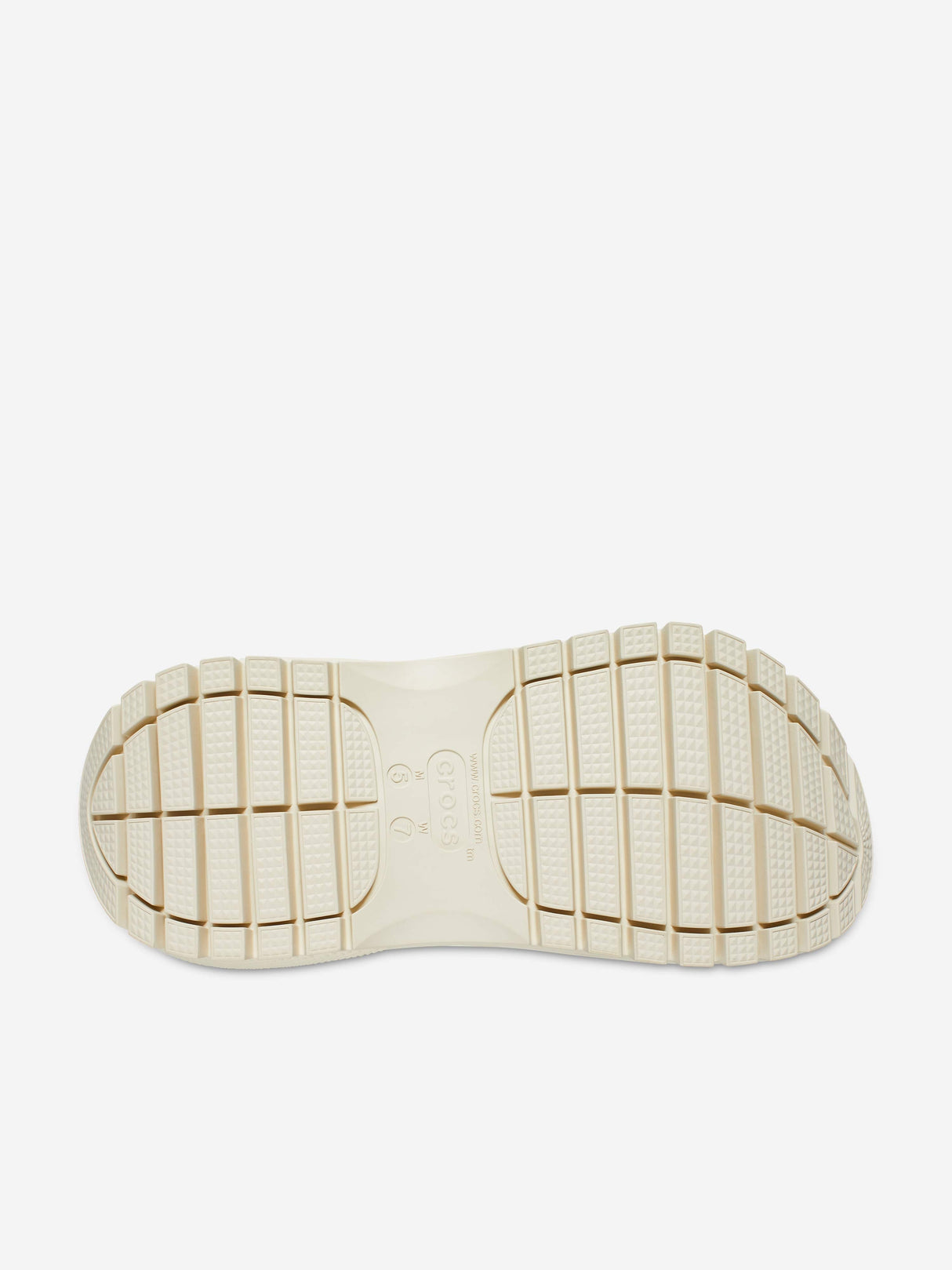 Crocs Kids Mega Crush Clog in Ivory