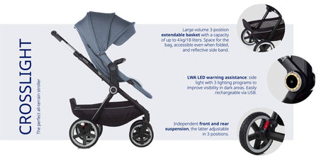 Jane Crosslight-3 Pushchair With Coordinating Accessories