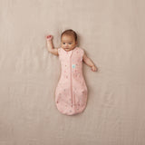 ergoPouch - Organic Summer Cocoon Swaddle Sleeping Bag - Daisy 0.2 TOG
