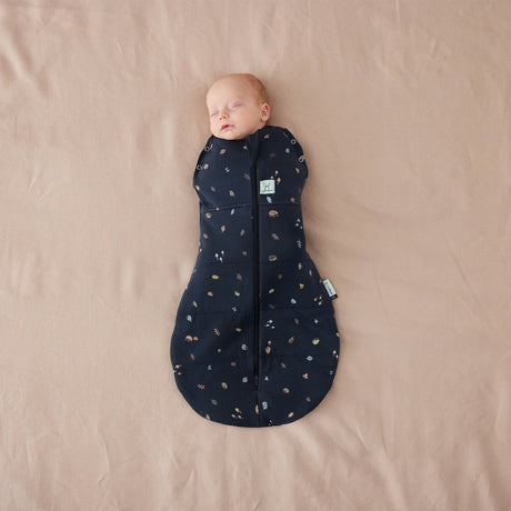 ergoPouch - Organic Winter Cocoon Swaddle Sleeping Bag - Hedgehog 2.5 TOG 3-6m