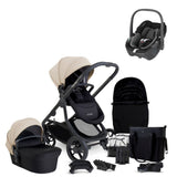 iCandy Orange 4 Bundle with Maxi Cosi Pebble 360 - Latte / Black