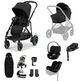 Cybex E-Gazelle S Complete Electric Travel System Bundle - Moon Black