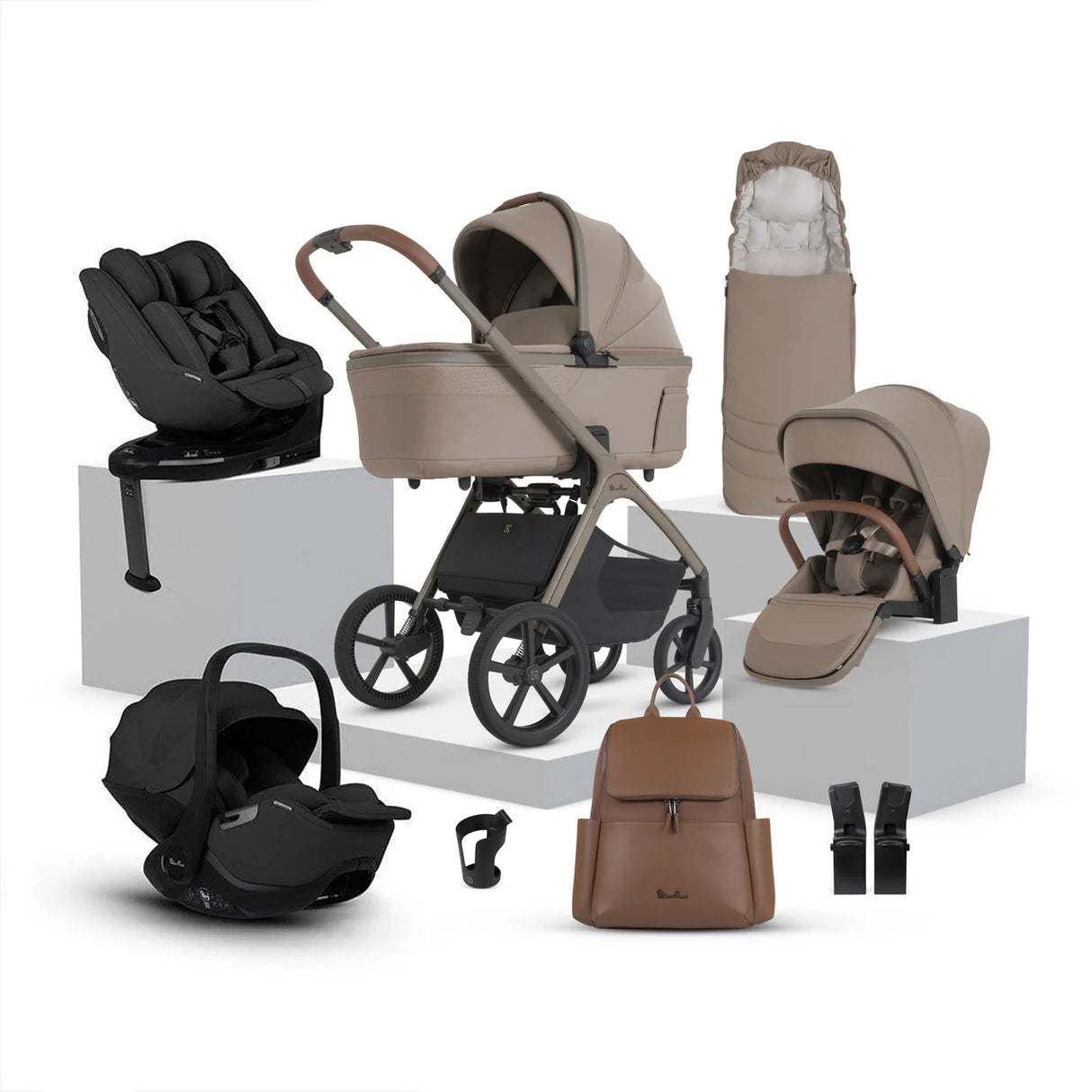Silver Cross Cove 2 Ultimate 360 Family Car seat 11 Bundle