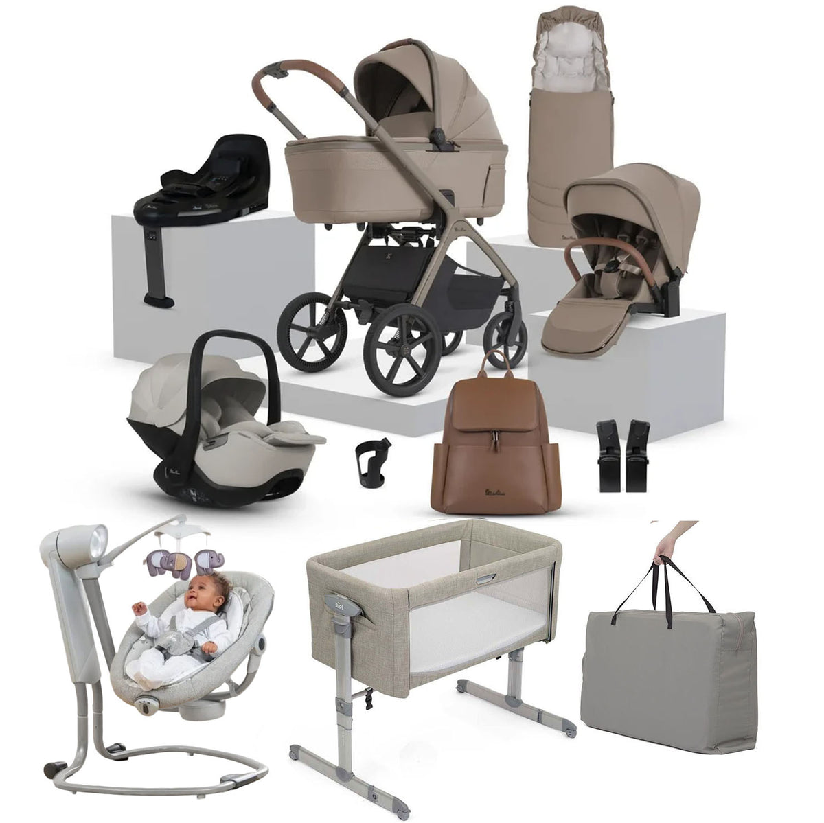 Silver Cross Cove 2 Ultimate 360 Infant Travel & Nursery Bundle
