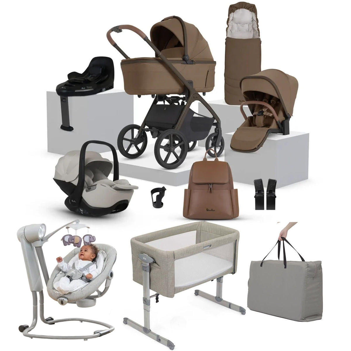 Silver Cross Cove 2 Ultimate 360 Infant Travel & Nursery Bundle