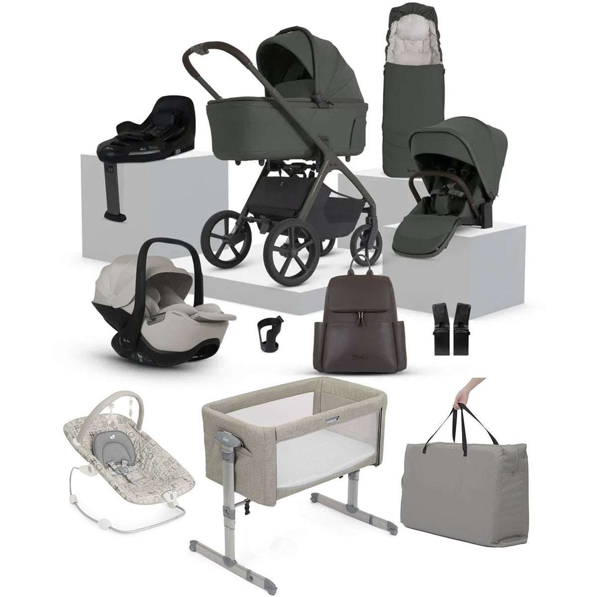 Silver Cross Cove 2 Ultimate 360 Infant Essential Travel & Nursery Bundle