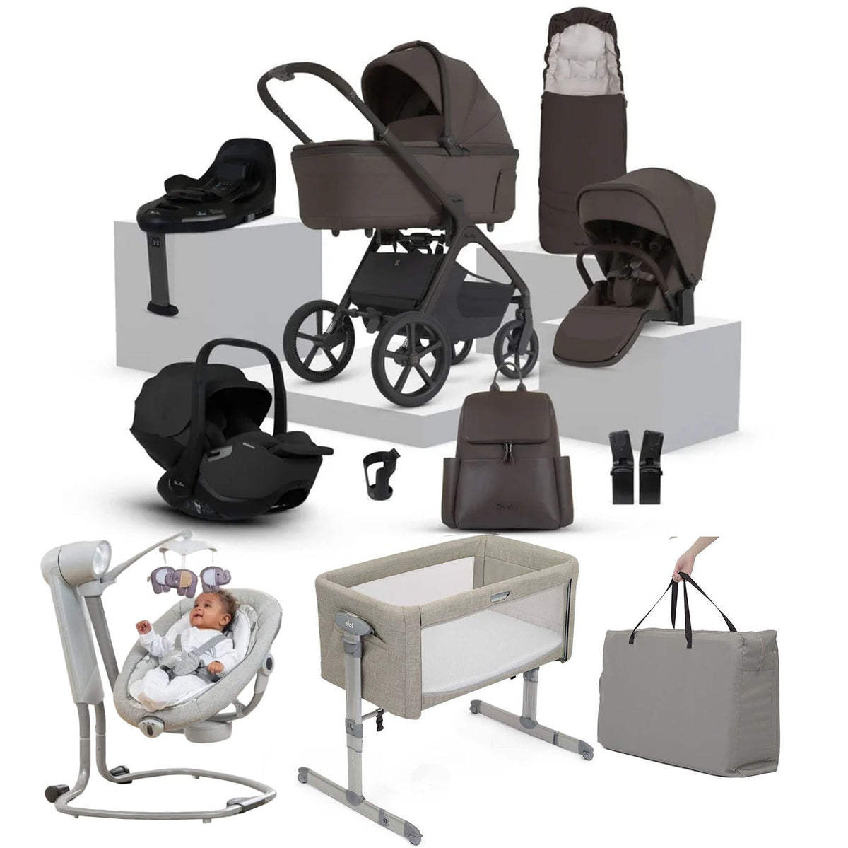Silver Cross Cove 2 Ultimate 360 Infant Travel & Nursery Bundle