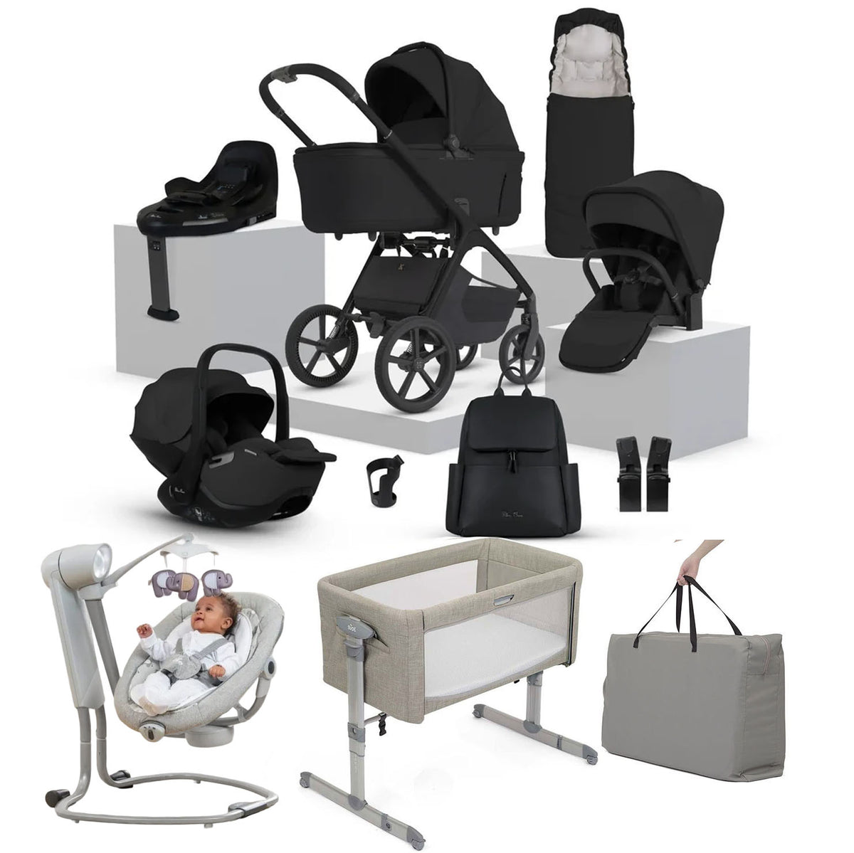 Silver Cross Cove 2 Ultimate 360 Infant Travel & Nursery Bundle