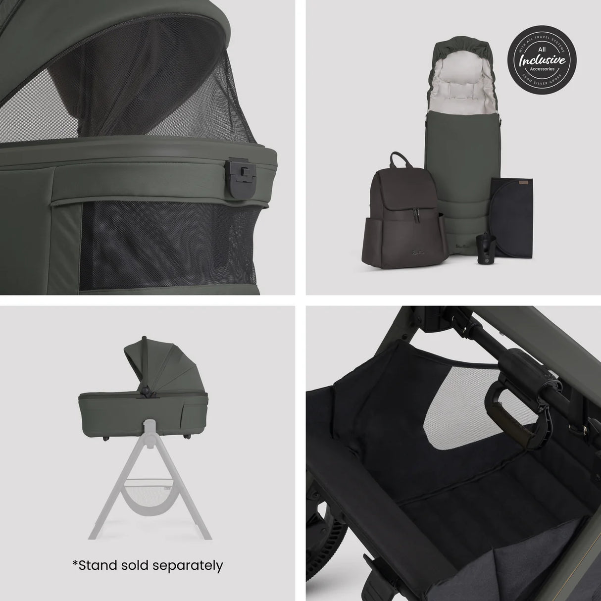 Silver Cross Cove 2 Ultimate 360 Family Car seat Bundle