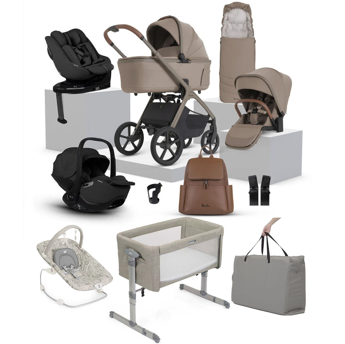 Silver Cross Cove 2 Ultimate 360 Family Essential Travel & Nursery Bundle