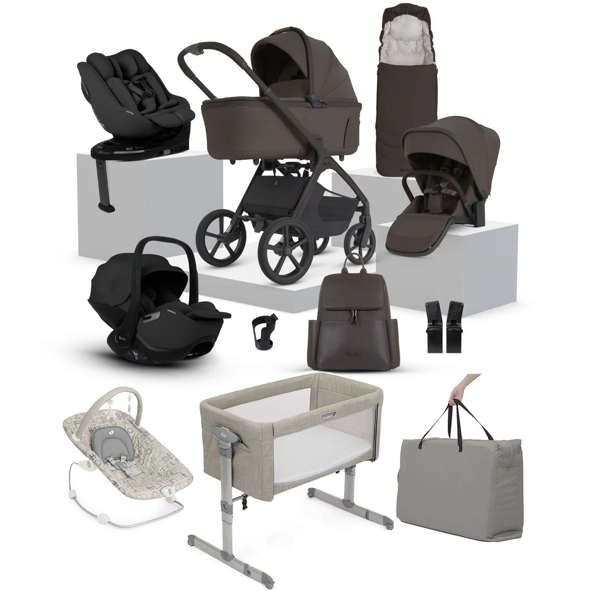Silver Cross Cove 2 Ultimate 360 Family Essential Travel & Nursery Bundle