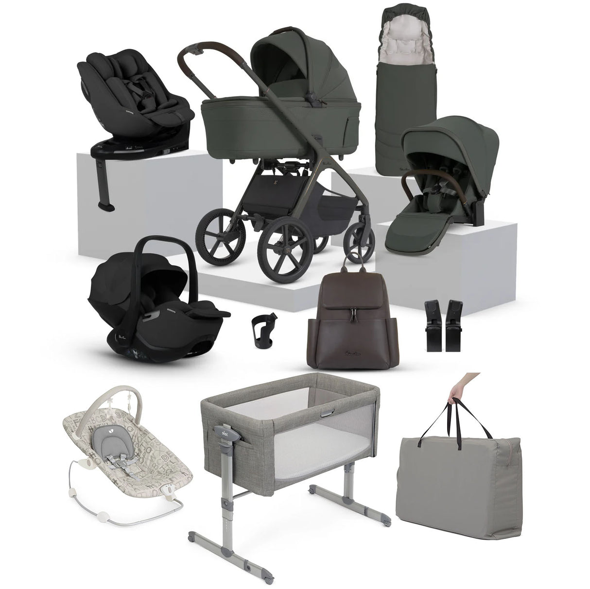 Silver Cross Cove 2 Ultimate 360 Family Essential Travel & Nursery Bundle