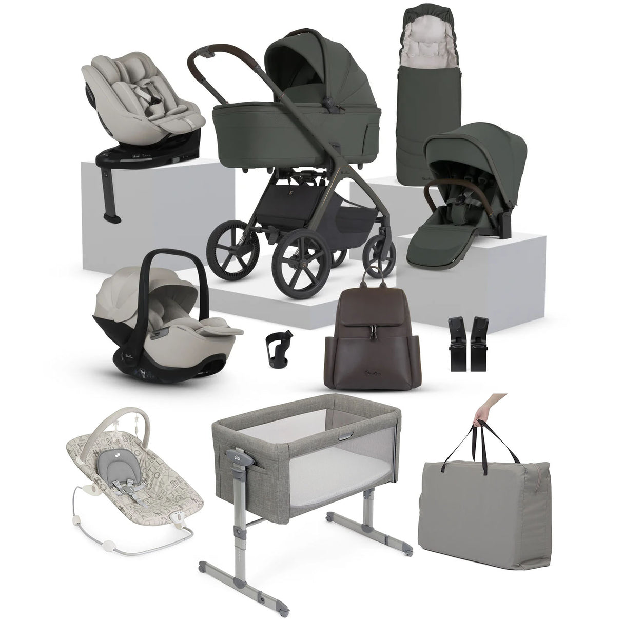 Silver Cross Cove 2 Ultimate 360 Family Essential Travel & Nursery Bundle