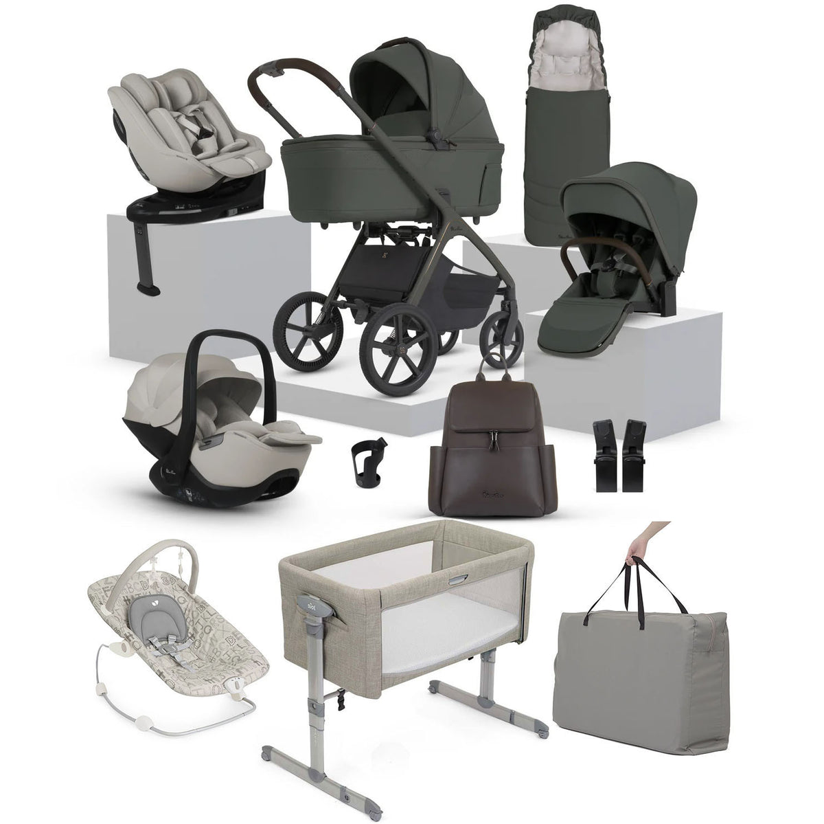 Silver Cross Cove 2 Ultimate 360 Family Essential Travel & Nursery Bundle