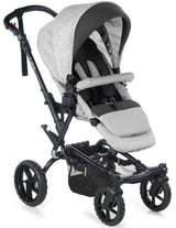 Jané Crosswalk-R All-Terrain Travel System with Carrycot & Koos iSize R1, Tech Mouse / Black Grey