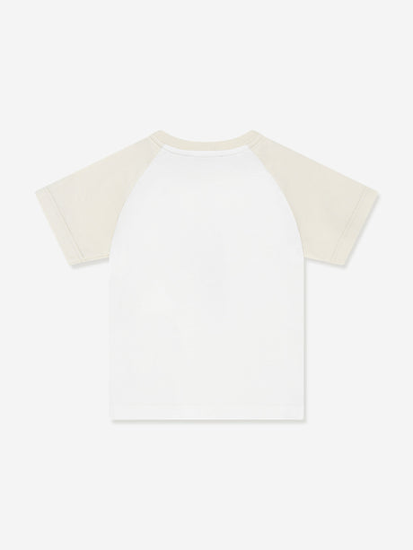 Dolce & Gabbana Baby Boys Leopard Cub Logo T-Shirt in White