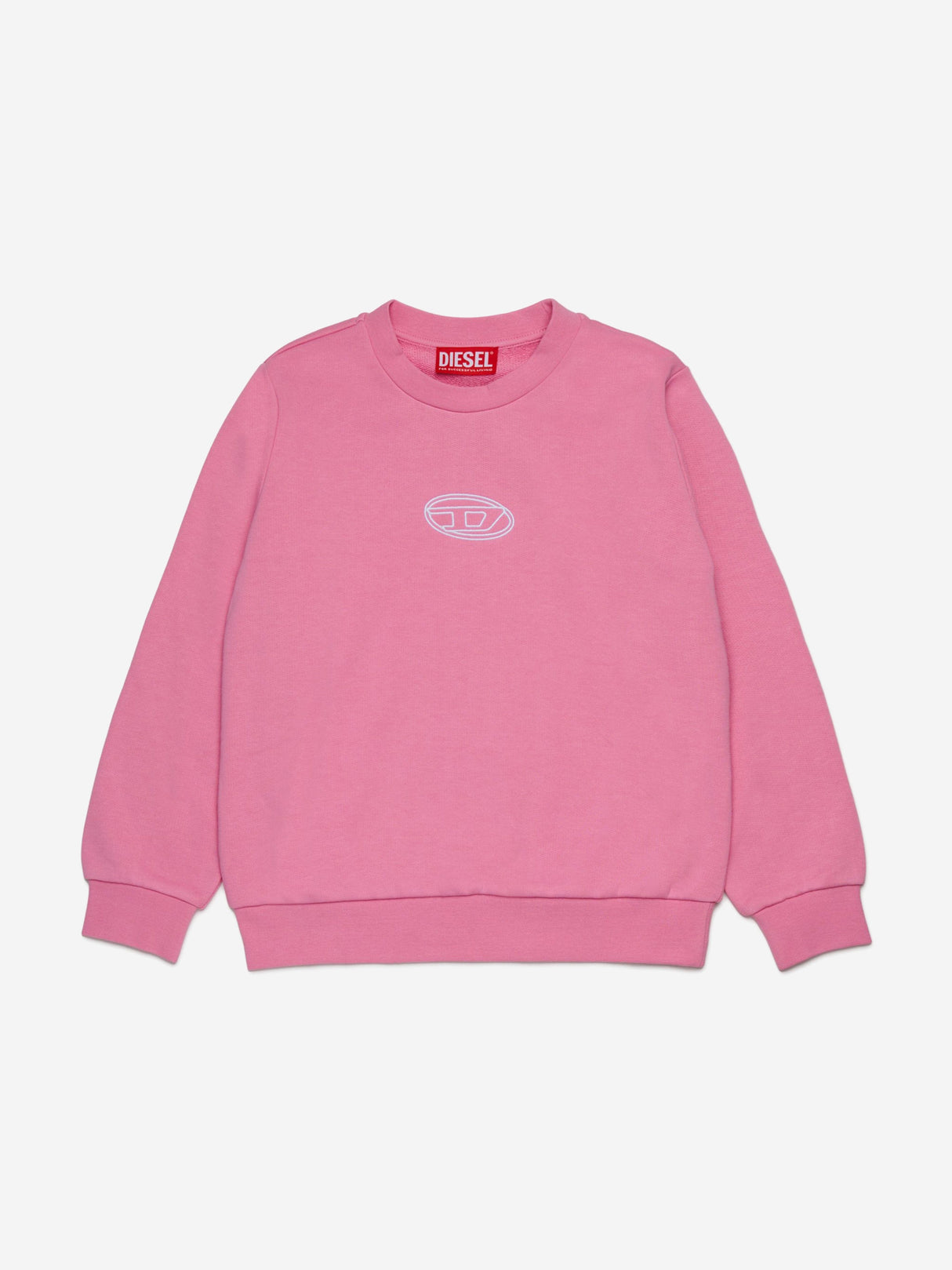 Diesel Girls Logo Sweatshirt in Pink