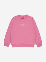 Diesel Girls Logo Sweatshirt in Pink