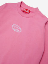 Diesel Girls Logo Sweatshirt in Pink