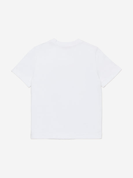 Diesel Girls Heart Logo T-Shirt in White