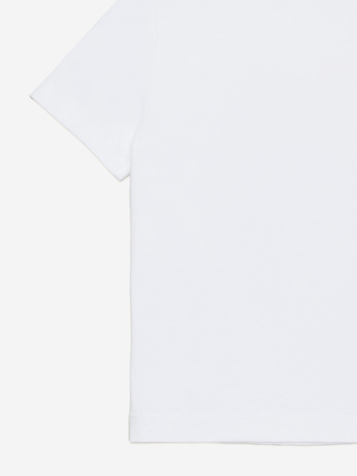 Diesel Girls Heart Logo T-Shirt in White