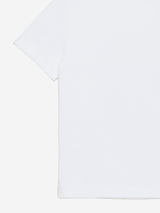 Diesel Girls Heart Logo T-Shirt in White