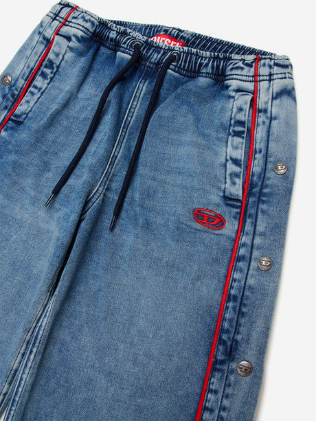 Diesel Girls Relaxed Fit JoggJeans in Blue