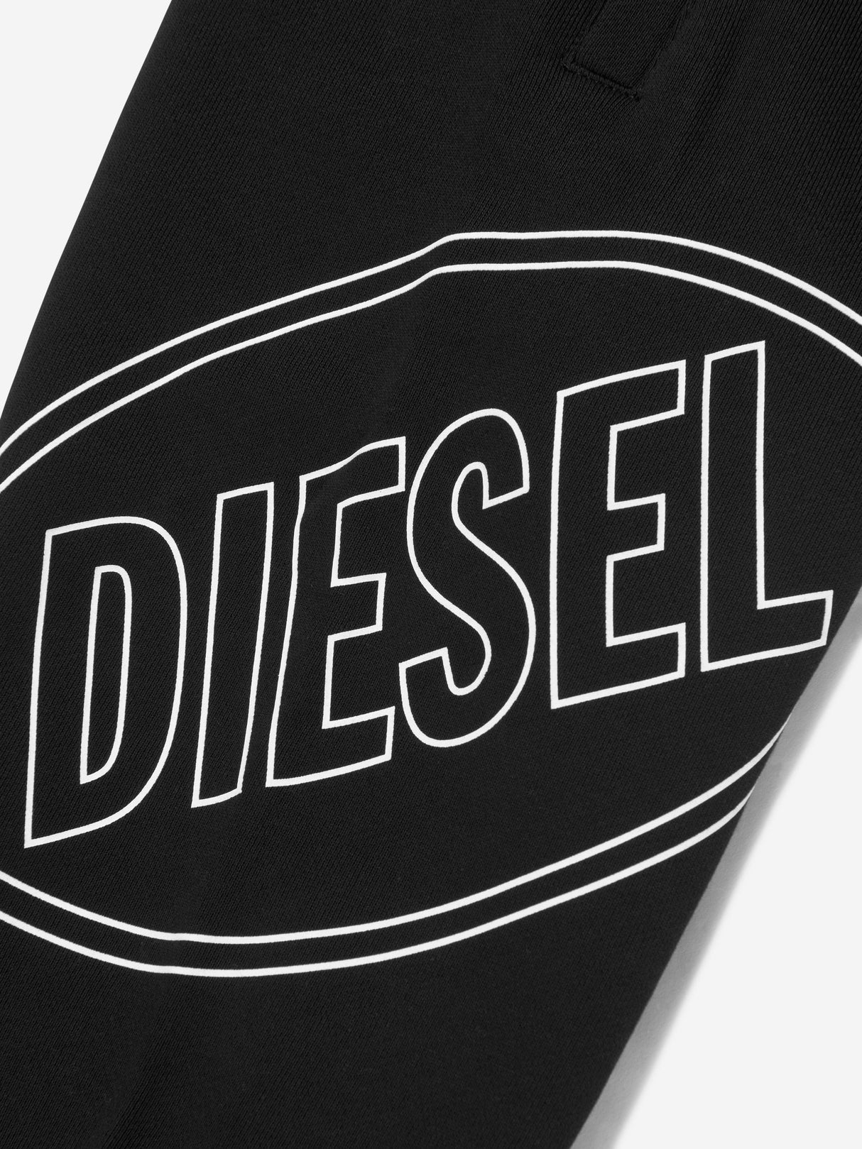 Diesel Boys Logo Joggers in Black