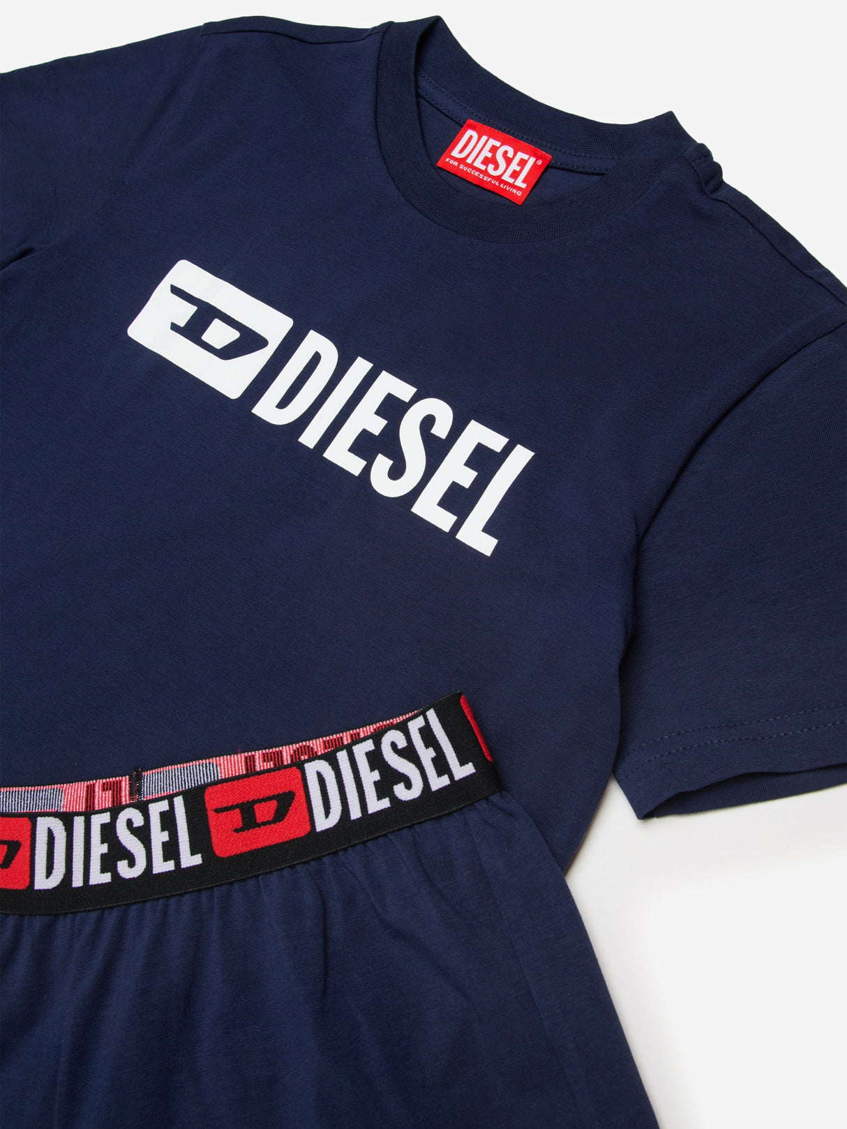 Diesel Boys Short Pyjama Set in Navy
