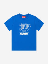 Diesel Kids Logo T-Shirt in Blue
