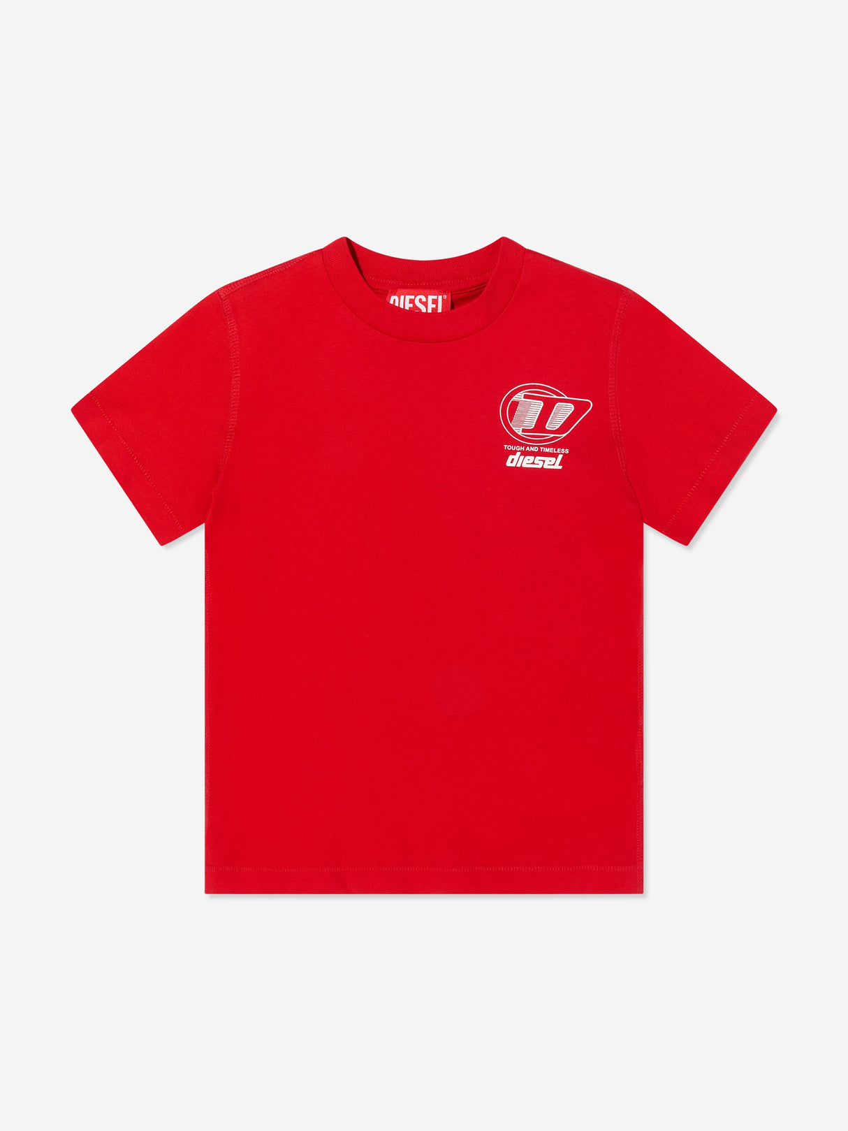 Diesel Kids Logo T-Shirt in Red