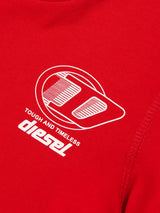 Diesel Kids Logo T-Shirt in Red