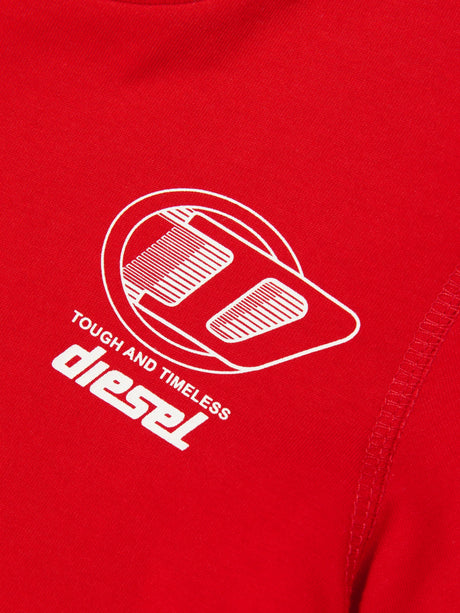 Diesel Kids Logo T-Shirt in Red