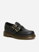 Dr Martens Girls 8065 Softy T  Leather Mary Jane Shoes in Black