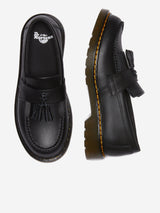 Dr Martens Boys Adrian Leather Tassel Loafers in Black