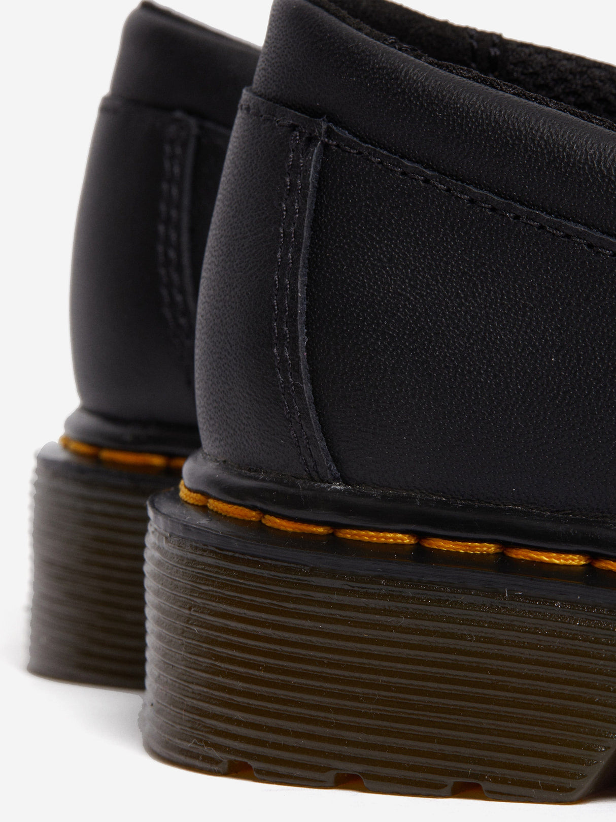 Dr Martens Boys Adrian Leather Tassel Loafers in Black