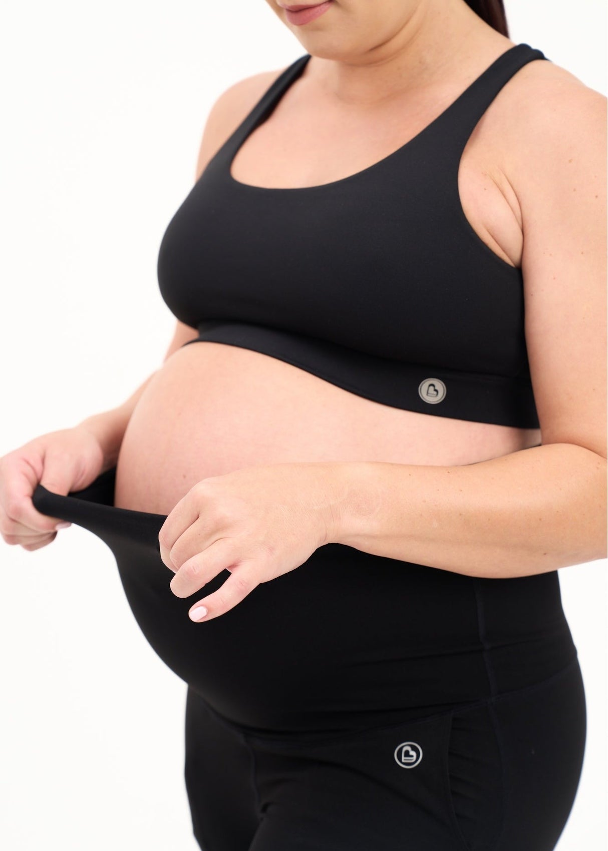 Luxe Maternity and Postnatal Flare Leggings 32"