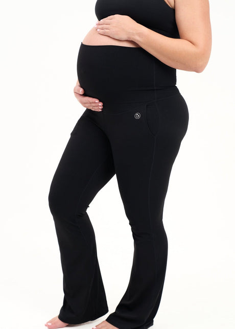 Luxe Maternity and Postnatal Flare Leggings 30"