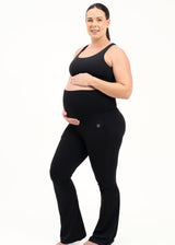 Luxe Maternity and Postnatal Flare Leggings 32"