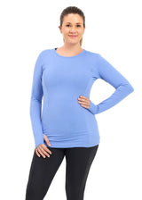 Swift Maternity & Breastfeeding Run Top - Cornflower Blue
