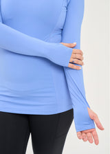 Swift Maternity & Breastfeeding Run Top - Cornflower Blue