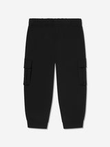 EA7 Emporio Armani Boys Train Core ID Cargo Trousers in Black