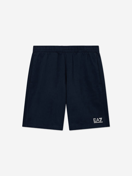 EA7 Emporio Armani Boys Train Visibility Short Set in Navy